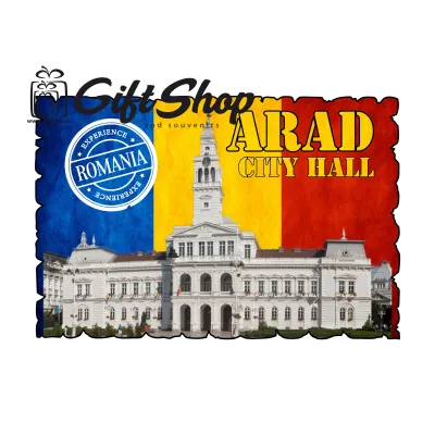 Arad romania, primaria, magnet frigider mgs029